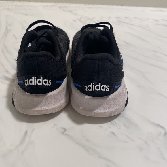 Toddler Adidas Black and White Toddler Slip On Sneakers. Size 6 - Picture 3 of 5